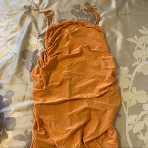 Orange Strappy Dress Size 10